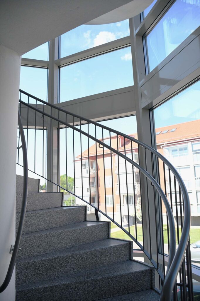 Staircase in stariwell